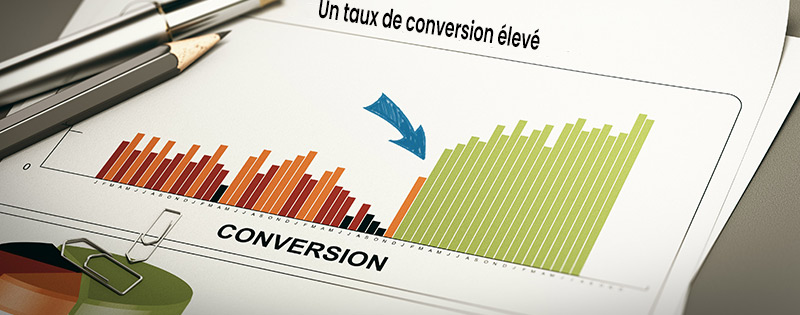un taux de conversion élevé